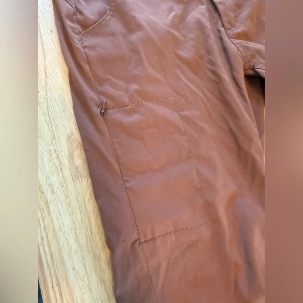 Women’s prana Halle’s hiking pant size 12 burnt orange color - Picture 4 of 12